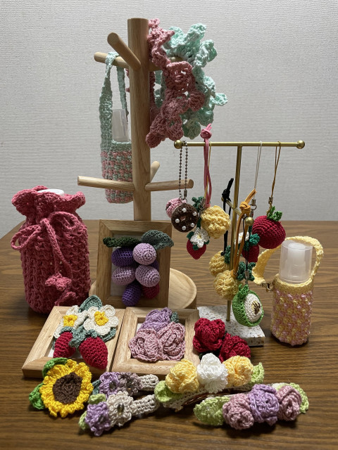 ミニマンスリーギャラリー4月　まゆみんの手しごと 　〜すべては　いちご🍓から始まった〜